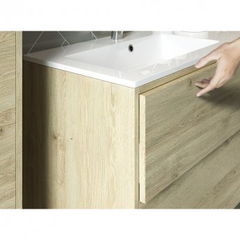 Signature Lund 900mm 2-Drawer Wall Hung Vanity Unit