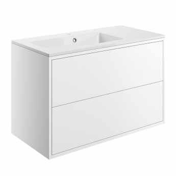 Signature Lund 900mm 2-Drawer Wall Hung Vanity Unit