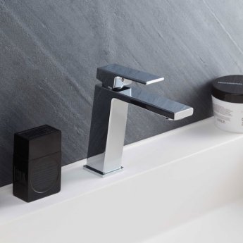 Vema Lys Basin Mixer Tap Deck Mounted - Chrome