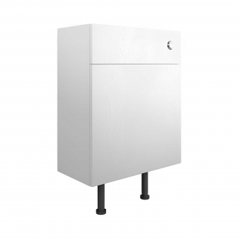 Signature Malmo Back to Wall WC Toilet Unit 500mm Wide - Satin White Ash