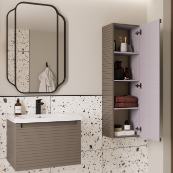 Signature Marco Bathroom Mirror 900mm H x 600mm W - Black | Product Image