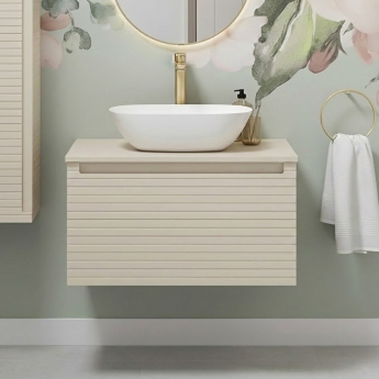 Signature Marshal 800mm 1-Drawer Wall Hung Countertop Vanity Unit