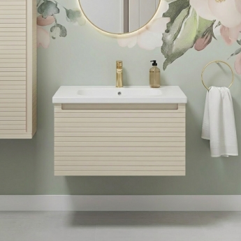 Signature Marshal 800mm 1-Drawer Wall Hung Vanity Unit