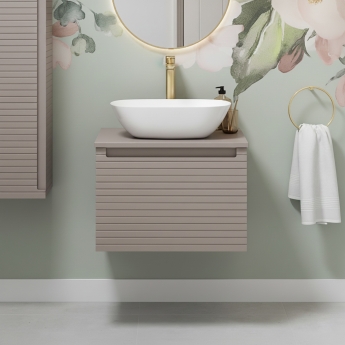 Signature Marshal 600mm 1-Drawer Wall Hung Countertop Vanity Unit