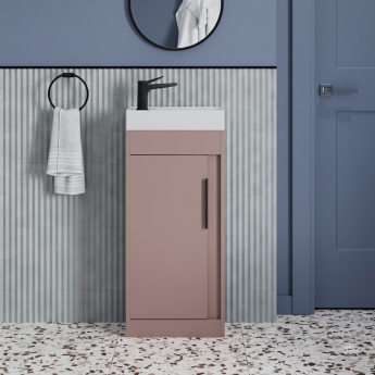Signature Helsinki 400mm 1-Door Floor Standing Vanity Unit