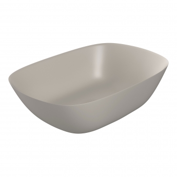 Signature Mineral Sit-On Countertop Basin 460mm Wide 0 Tap Hole - Latte | Product Image