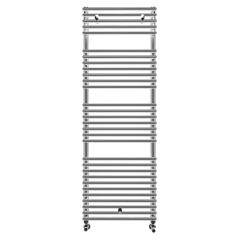 Signature Mode Straight Heated Towel Rail 1450mm H x 500mm W - Chrome | Product Image