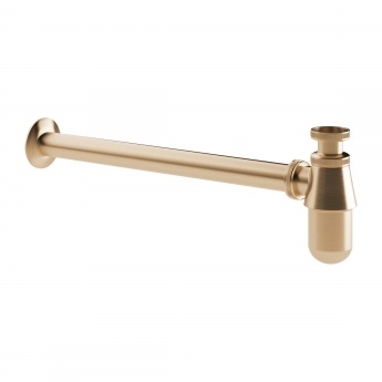 Signature Modern Round Bottle Trap - Brushed Bronze | Product Image