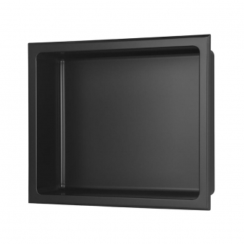 Signature Shower Niche 305mm H x 360mm W - Matt Black
