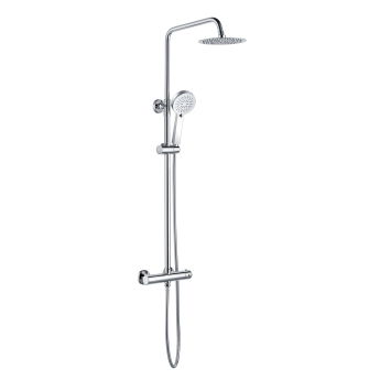 Signature Momentum Thermostatic Bar Mixer Shower with Shower Kit and Fixed Head - Chrome | Product Image