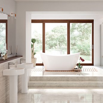 Signature Nazca Basin and Full Pedestal 555mm Wide - 1 Tap Hole