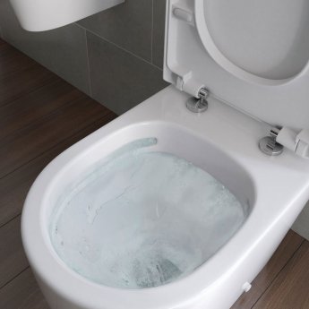 Signature Nazca Back to Wall Rimless Toilet - Soft Close Seat