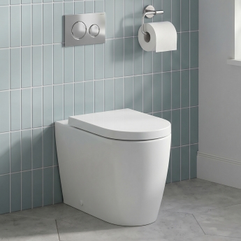 Signature Nazca Rimless Back to Wall Toilet (inc Soft Close Seat) | Product Image