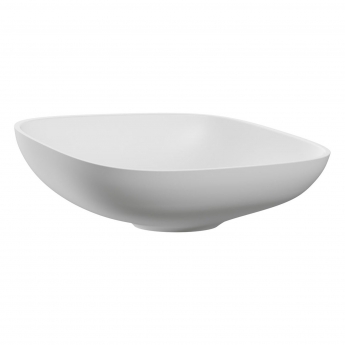 Signature Nexus Rectangular Countertop Basin 500mm Wide 0 Tap Hole - White | Product Image