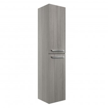 Signature Odense Wall Hung 2-Door Tall Unit 350mm Wide - Elm Grey