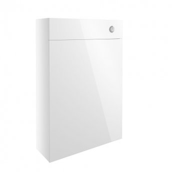 Signature Oslo Slim Back to Wall WC Toilet Unit 600mm Wide - White Gloss
