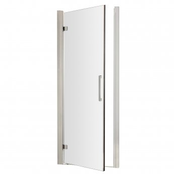 Peak Hinged Shower Door with Handle 800mm Wide - 8mm Glass