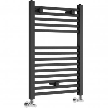 Signature Premier Square Heated Towel Rail 690mm H x 500mm W - Anthracite