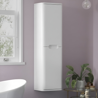 Signature Randers 350mm Wall Hung 2-Door Tall Storage Unit