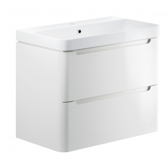 Signature Randers 800mm 2-Drawer Wall Hung Vanity Unit