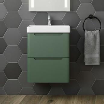 Signature Randers 600mm 2-Drawer Wall Hung Vanity Unit