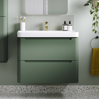 Signature Randers 800mm 2-Drawer Wall Hung Vanity Unit