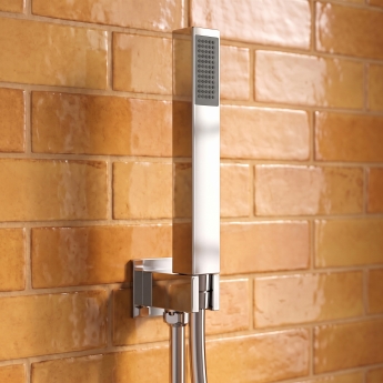 Signature React Thermostatic Dual Concealed Mixer Shower with Shower Kit + Fixed Shower Head - Chrome | Product Image