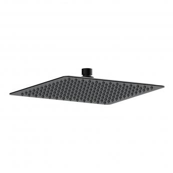 Signature React Thermostatic Triple Concealed Mixer Shower with Shower Kit + Fixed Shower Head - Matt Black | Product Image