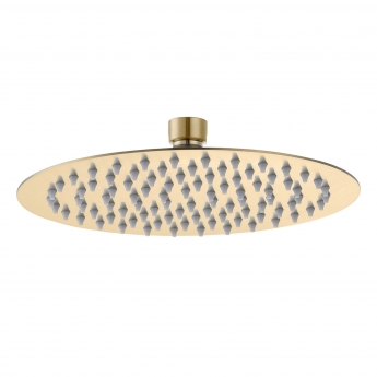 Signature Reflex Thermostatic Dual Concealed Mixer Shower with Shower Kit + Fixed Shower Head - Brushed Brass