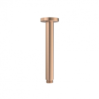 Signature Reflex Round Ceiling Mounted Shower Arm 180mm Length - Brushed Bronze