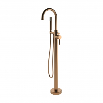 Signature Sail Freestanding Bath Shower Mixer Tap with Shower Kit - Brushed Bronze