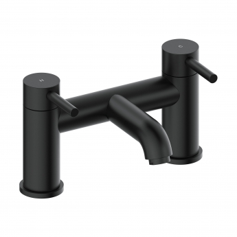 Signature Sail Bath Filler Tap Pillar Mounted - Matt Black