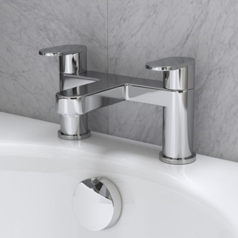Signature Spirit Bath Filler Tap Pillar Mounted - Chrome