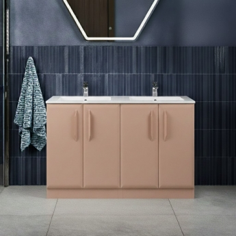 Signature Scribe 1200mm 4-Door Floor Standing Vanity Unit | Product Image