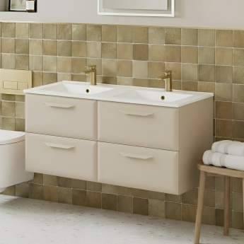 Signature Scribe 12000mm 4-Drawer Wall Hung Vanity Unit | Product Image