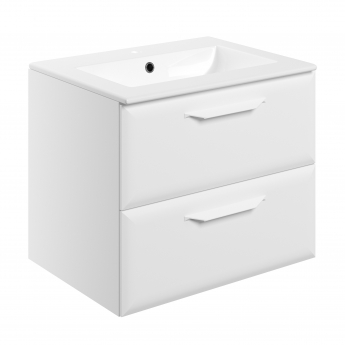 Signature Scribe 600mm 2-Drawer Wall Hung Vanity Unit | Product Image