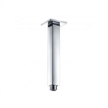 Signature Square Ceiling Mounted Shower Arm 180mm Length - Chrome