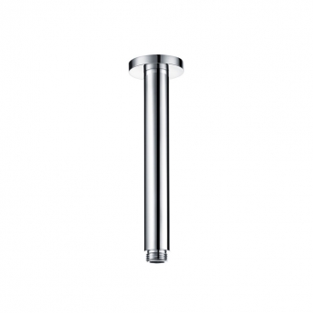 Signature Round Ceiling Mounted Shower Arm 180mm Length - Chrome