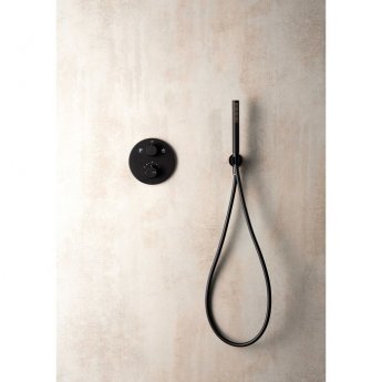 Vema Timea Round Shower Handset - Black