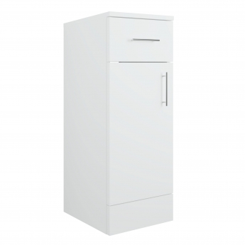 Signature Skyline Storage Unit 1-Drawer and 1-Door 300mm Wide - Gloss White