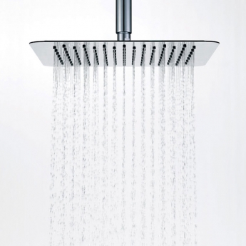 Signature Ultraslim Square Shower Head 250mm x 250mm - Stainless Steel