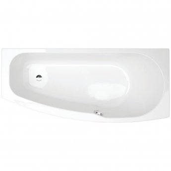 Signature Spacesaver Offset Bath with Front Panel and Screen 1690mm x 495mm/690mm - Right Handed