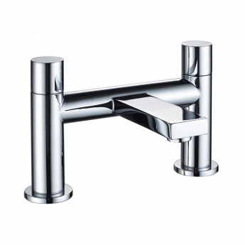 Signature Stance Bath Filler Tap Pillar Mounted - Chrome