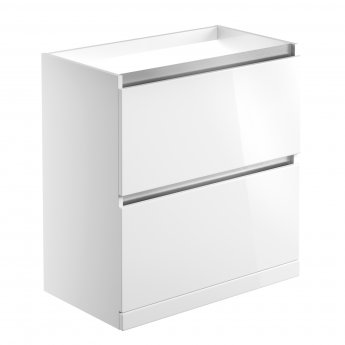Signature Stockholm 800mm 2-Drawer Floor Standing Countertop Vanity Unit