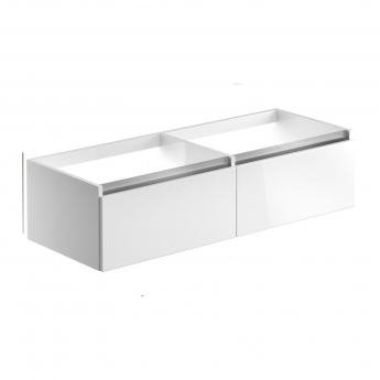 Signature Stockholm 1200mm 2-Drawer Wall Hung Countertop Vanity Unit