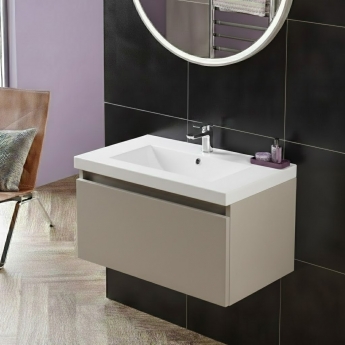 Signature Stockholm 600mm 1-Drawer Wall Hung Vanity Unit