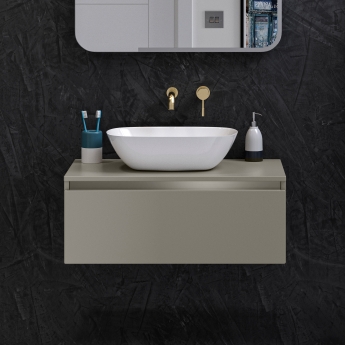 Signature Stockholm 600mm 1-Drawer Wall Hung Countertop Vanity Unit