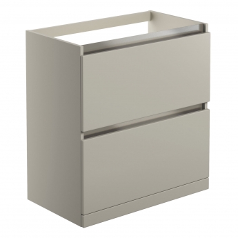 Signature Stockholm Floor Standing 2-Drawer Vanity Unit 815mm Wide - Latte | Product Image