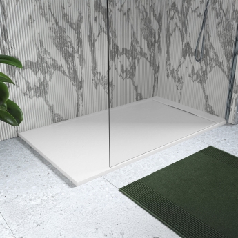 Signature Terrain 30mm Linear Slate Effect Rectangular Shower Tray