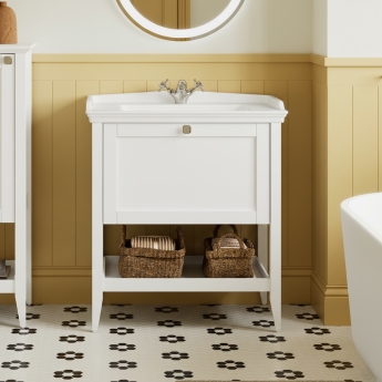 Signature Tribute 800mm 1-Drawer Floor Standing Vanity Unit